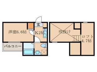 プレティオーザⅠ東山の物件間取画像